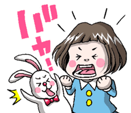 Rinko and Pinta of rabbit sticker #2302180