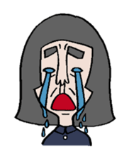 Ugly girl of sticker! sticker #2302596