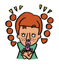 Ugly girl of sticker! sticker #2302597