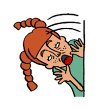 Ugly girl of sticker! sticker #2302600