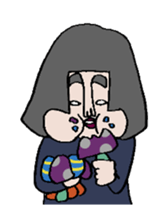 Ugly girl of sticker! sticker #2302603