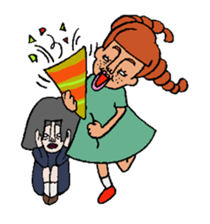 Ugly girl of sticker! sticker #2302605