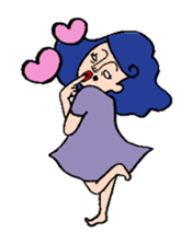 Ugly girl of sticker! sticker #2302608