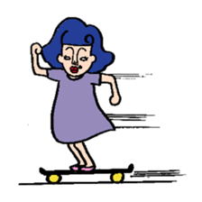 Ugly girl of sticker! sticker #2302610