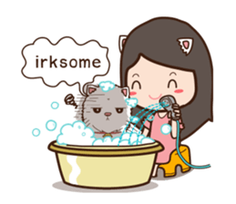 I Love Cat (Eng) sticker #2302799