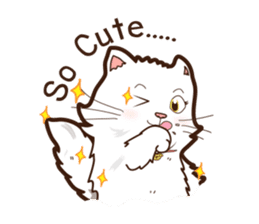 I Love Cat (Eng) sticker #2302807