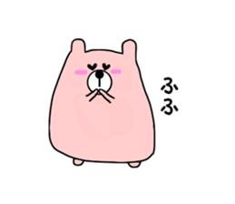 Rabbit and bear. sticker #2303692