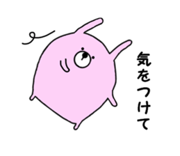 Rabbit and bear. sticker #2303696