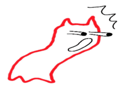 scribble of flapjack octopus sticker #2304115