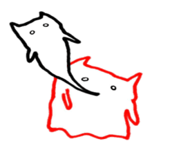 scribble of flapjack octopus sticker #2304116