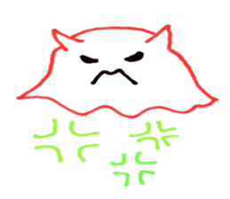 scribble of flapjack octopus sticker #2304129