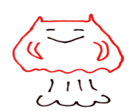 scribble of flapjack octopus sticker #2304136