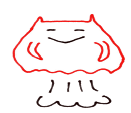 scribble of flapjack octopus sticker #2304136