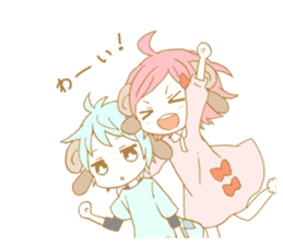 The sheep of triplets sticker #2304473