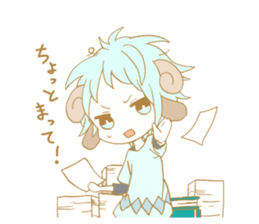 The sheep of triplets sticker #2304474