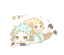 The sheep of triplets sticker #2304495