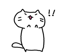 whitecat Mochiko sticker #2305106