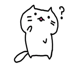 whitecat Mochiko sticker #2305107