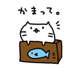 whitecat Mochiko sticker #2305130