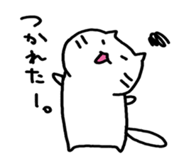whitecat Mochiko sticker #2305141