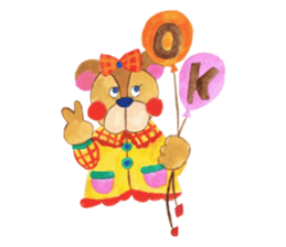 Leisurely bear sticker #2305148