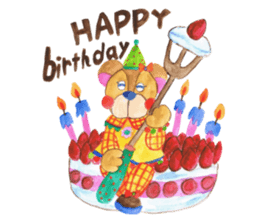 Leisurely bear sticker #2305149