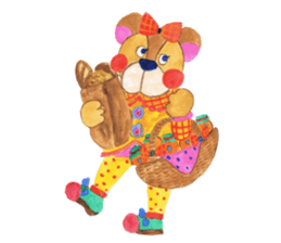 Leisurely bear sticker #2305152