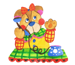 Leisurely bear sticker #2305164