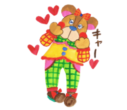 Leisurely bear sticker #2305165