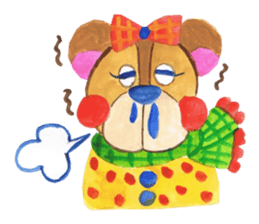 Leisurely bear sticker #2305169