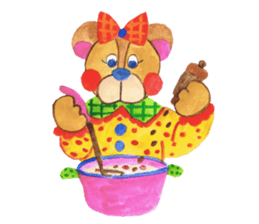 Leisurely bear sticker #2305183