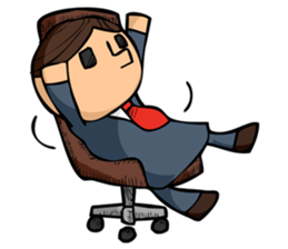 Epic office worker sticker #2305387