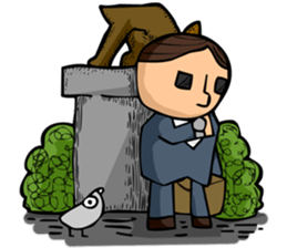 Epic office worker sticker #2305422