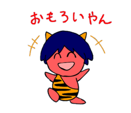 Osaka-born demon sticker #2305977