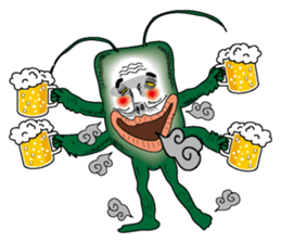 Kamemushi oyaji sticker #2306012