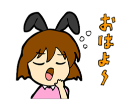 Bunny Girl stamp sticker #2306104