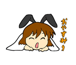 Bunny Girl stamp sticker #2306106