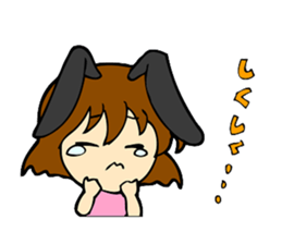 Bunny Girl stamp sticker #2306108