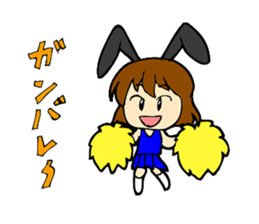 Bunny Girl stamp sticker #2306113