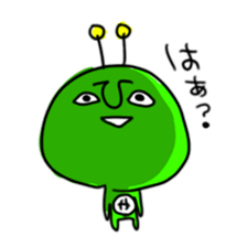 Green Martians sticker #2306289