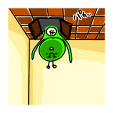 Green Martians sticker #2306303