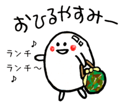 Sausage Man with boiled eggs man sticker #2306492