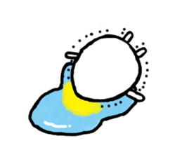 Sausage Man with boiled eggs man sticker #2306496