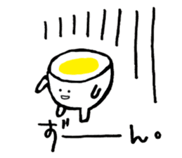 Sausage Man with boiled eggs man sticker #2306499