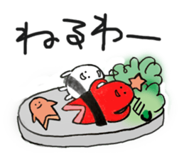 Sausage Man with boiled eggs man sticker #2306503