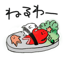 Sausage Man with boiled eggs man sticker #2306503