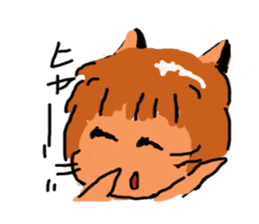 Cat-san? sticker #2306781