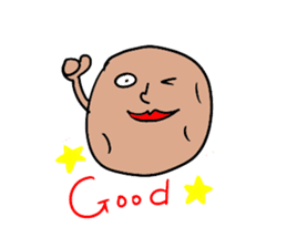 Graffiti potato sticker #2306824