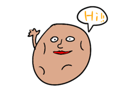 Graffiti potato sticker #2306830