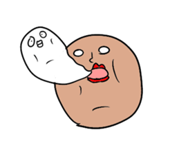 Graffiti potato sticker #2306846